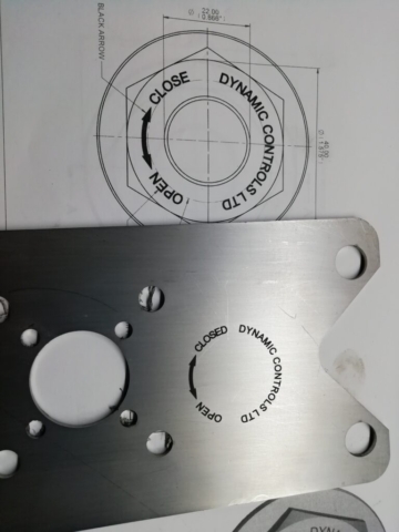 Laser Engraving Stainlesss Plate